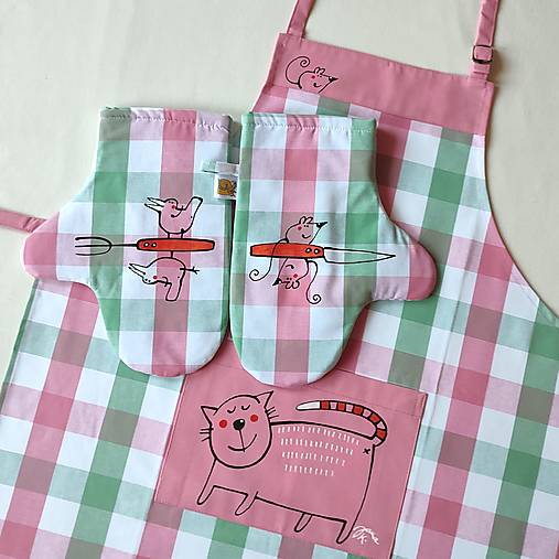 Iné oblečenie - HAVĚŤKY V KUCHYNI - zástěra a chňapky - 17783247_