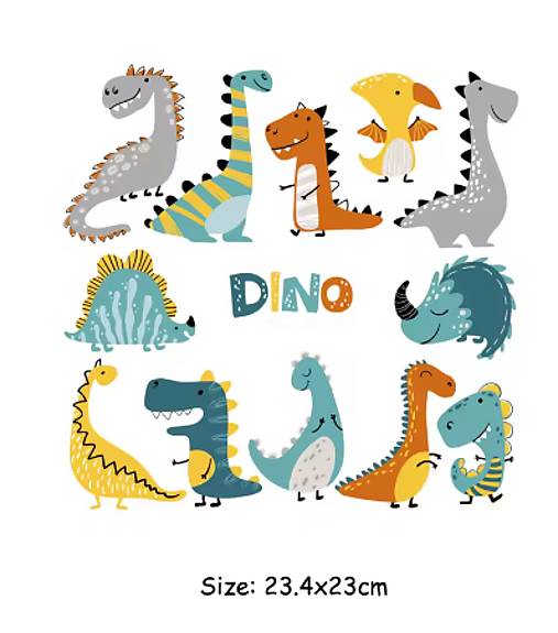 NZ101 Nažehľovačka dinosaure