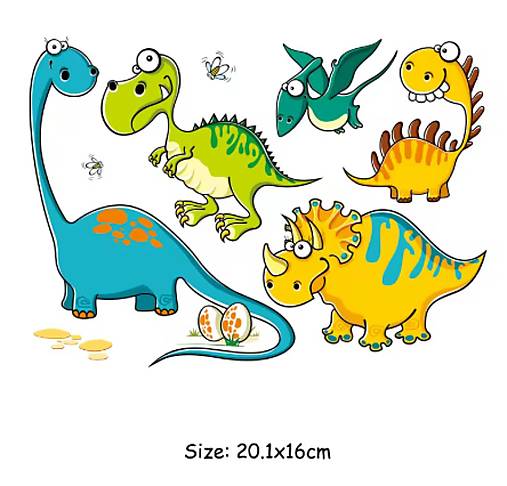 NZ101 Nažehľovačka dinosaure