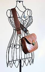 Kabelky - Kožená ľadvinko-kabelka Antique leather - 17782881_
