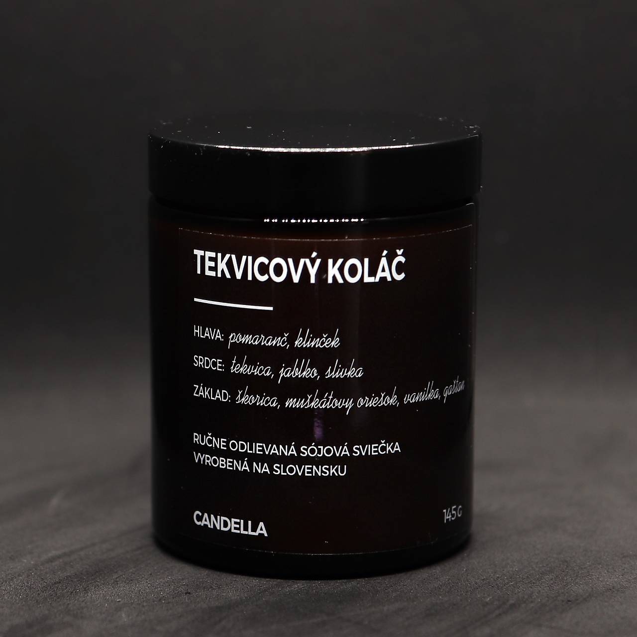 TEKVICOVÝ KOLÁČ sójová sviečka