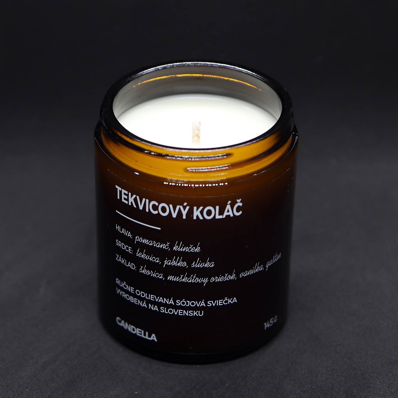 TEKVICOVÝ KOLÁČ sójová sviečka