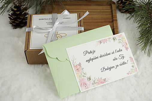 Darčekové balenie k Vašej objednávke - so stuhou a prianím