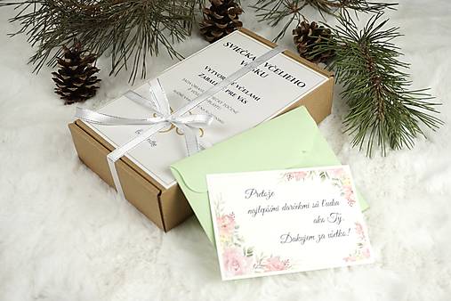 Darčekové balenie k Vašej objednávke - so stuhou a prianím