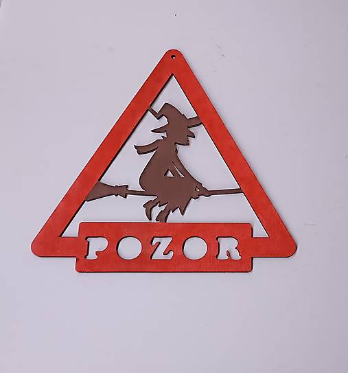 Dekorácie - Ozdoba na dvere Halloween bosorka - 17785263_