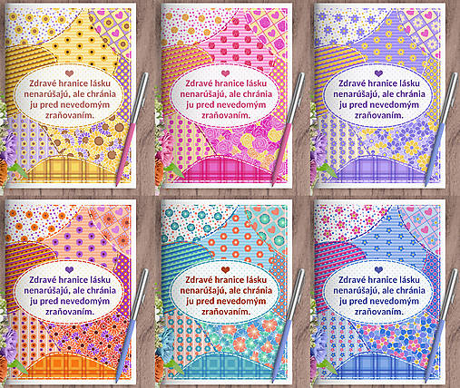 Papiernictvo - Floral sewing zápisník hranice (with petals) - 17783647_