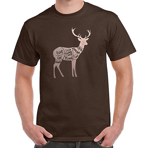 Pánske oblečenie - Pánské tričko Jelení - 17785909_