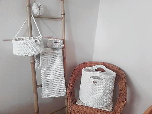 Úložné priestory & Organizácia - BIELA - set - 17786386_