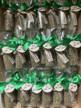 Darčeky pre svadobčanov - Sypaný bylinkový čaj s malinami a rakytníkom (veľké) - 17786289_