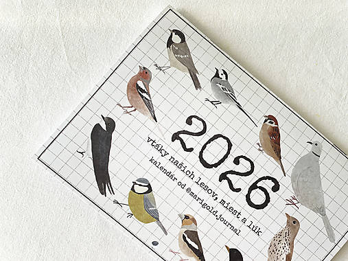 nástenný kalendár 2026 // VTÁKY