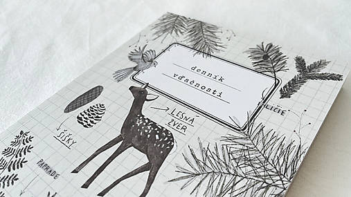 denník vďačnosti // lesný