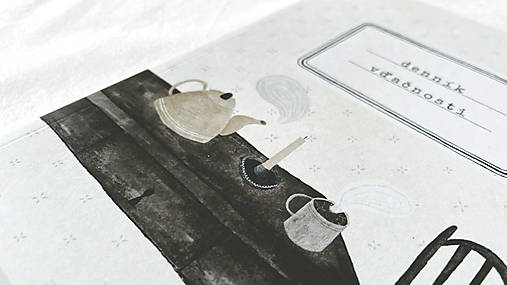 denník vďačnosti // čajník