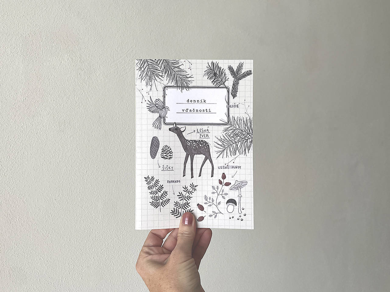 denník vďačnosti // lesný