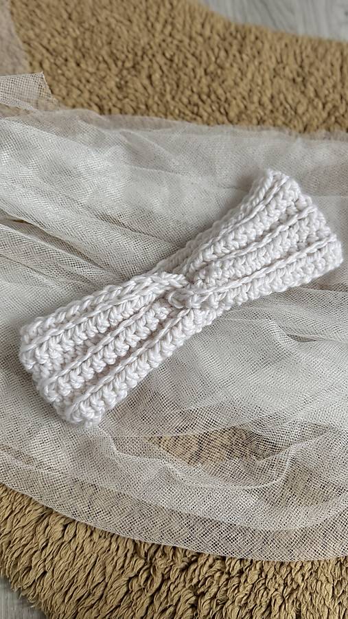 Čiapky, čelenky, klobúky - Vlnená čelenka - 17786087_