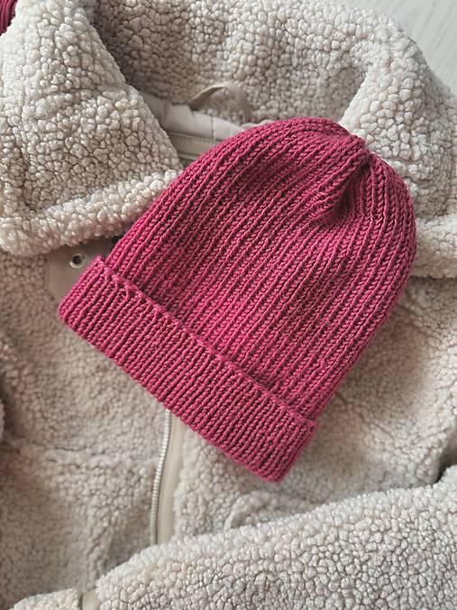 Čiapky, čelenky, klobúky - Merino čiapka - 17786138_