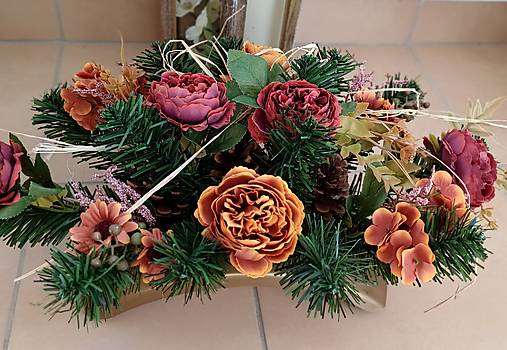 Dekorácie - Smútočná  dekorácia, na hrob - 17785860_