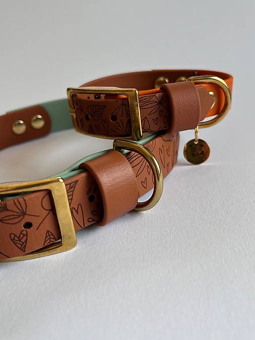 Pre zvieratá - Obojok KLASIK DUO z BioThane® - 17790456_