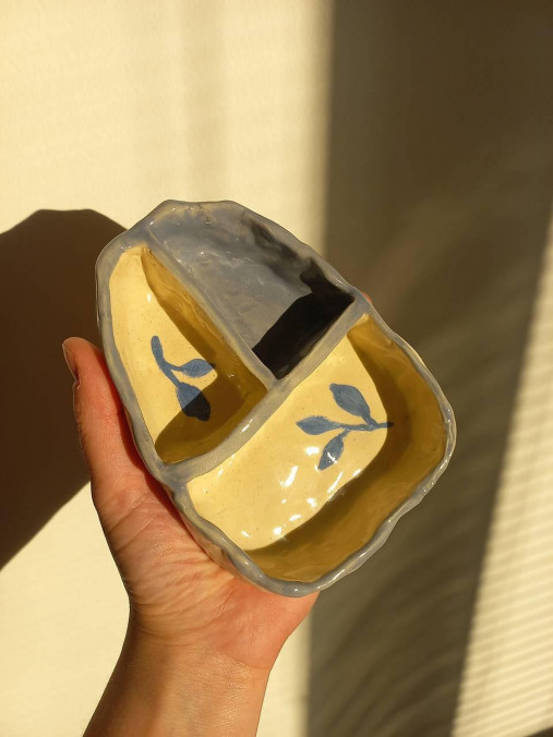 Nádoby - Miska ´A BREATH OF GREECE´ - 17788184_