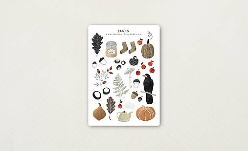 nálepky // jeseň