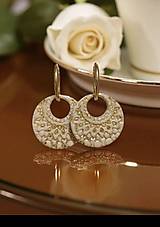 Náušnice - Visiace náušnice s ornamentami, nerezová oceľ - 17788532_