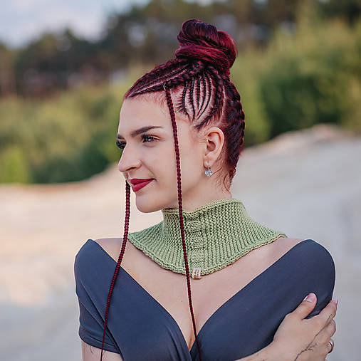 Šatky - Merino šatka | Olivínky - 17790534_
