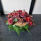 Dekorácie - Dušičky - zaťažená spomienková ikebana č.132 - dekorácia - 17790796_