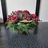 Dekorácie - Dušičky - zaťažená spomienková ikebana č.132 - dekorácia - 17790797_