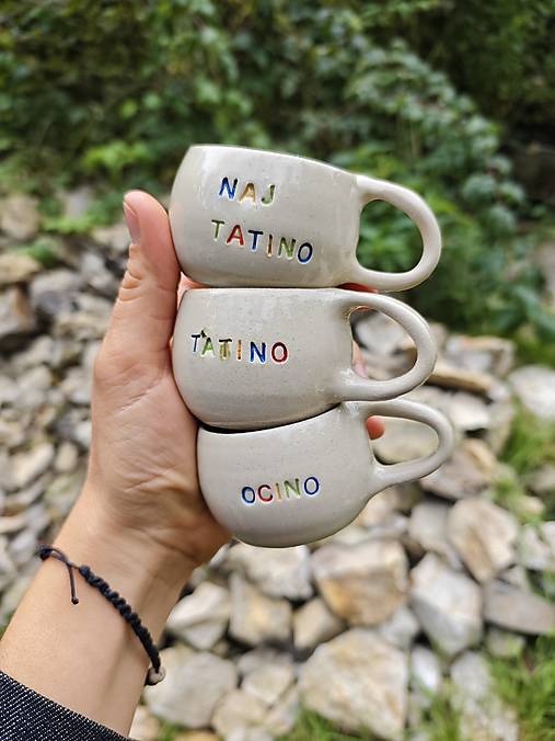 Nádoby - šálka naj tatino 80 ml - 17791211_