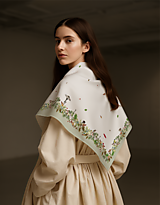 Šatky - Saténová šatka FOREST - Personalizovaná // Autorský dizajn  - 17791691_