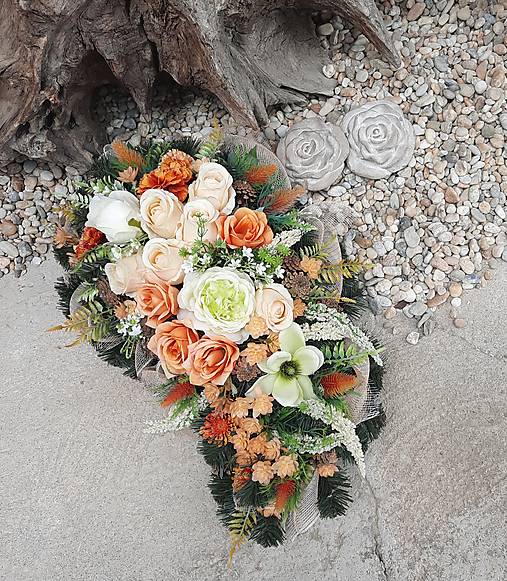 Dekorácie - Spomienkový veniec - slza 8 - 17792514_