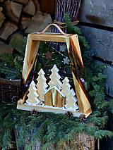 Svietidlá - Exkluzívny XXL zimný prírodný lampášik - 17792592_