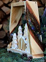 Svietidlá - Exkluzívny XXL zimný prírodný lampášik - 17792593_