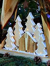 Svietidlá - Exkluzívny XXL zimný prírodný lampášik - 17792595_