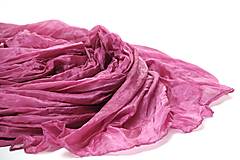  - hodvábny šál bordový - 17792643_