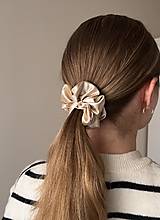 Ozdoby do vlasov - Saténová scrunchie | CLASSIC (Hroznová) - 17792546_