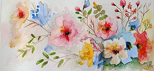 Kresby - lúka krásy - 17792137_