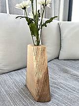 Dekorácie - Drevená váza MASIV II - 17792747_