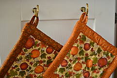 Úžitkový textil - Tekvičková chňapka - 17795246_