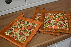 Úžitkový textil - Tekvičková chňapka - 17795249_