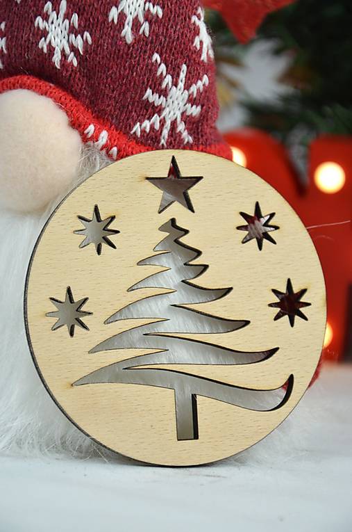 Dekorácie - Vianočná ozdoba: Stromček - 17794091_