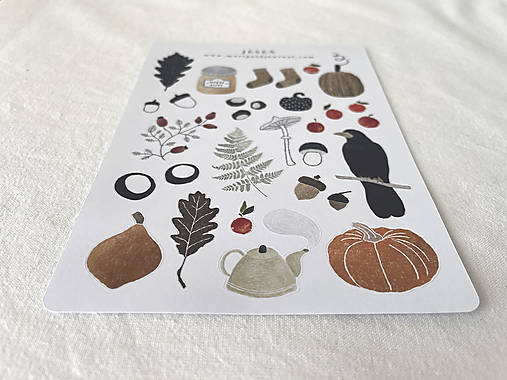 nálepky // jeseň
