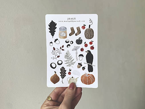 nálepky // jeseň