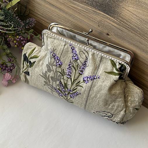 Taštičky - Levanduľová taštička - 17796204_