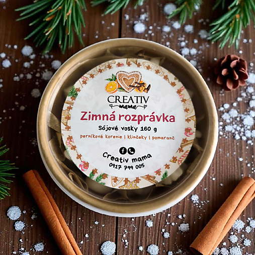 Sójové vonné vosky Zimná rozprávka