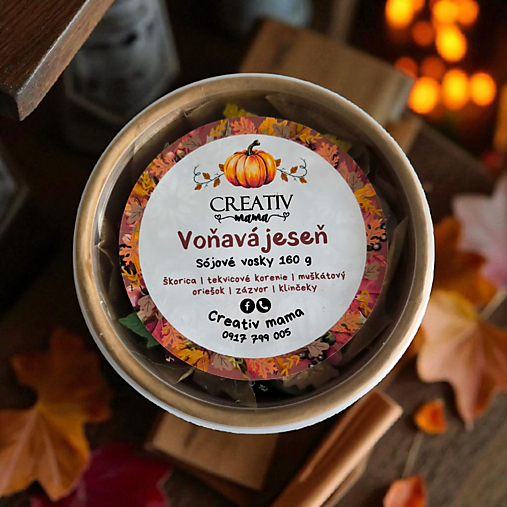 Vonné sójové vosky Voňavá jeseň