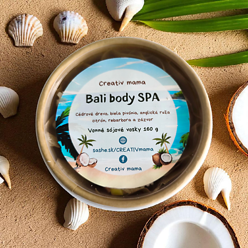 Vonné sójové vosky Bali body SPA