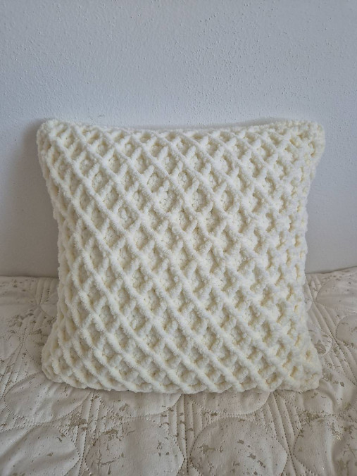 Diamantová obliečka na vankúš 40x40cm