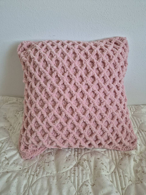 Diamantová obliečka na vankúš 40x40cm
