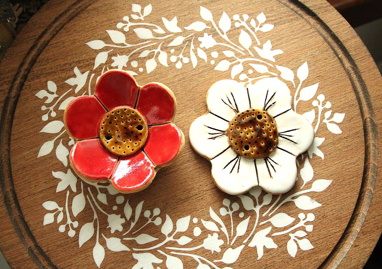 Keramické kvietky na tvorenie