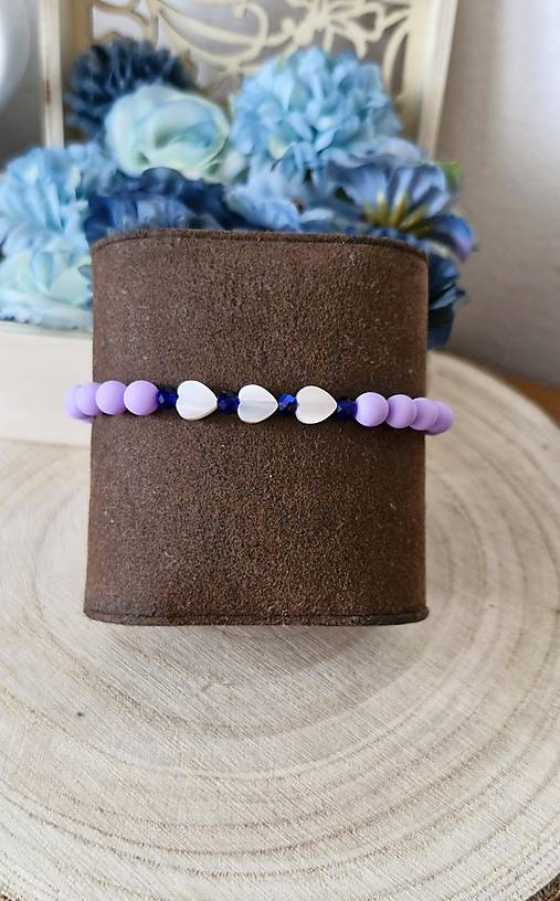 Náramok Perleť purple